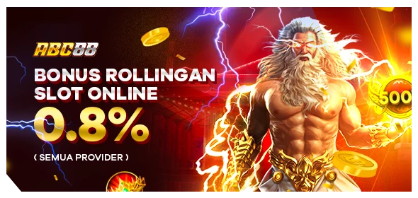 BONUS ROLLINGAN SLOT 0,8% SEMUA PROVIDER